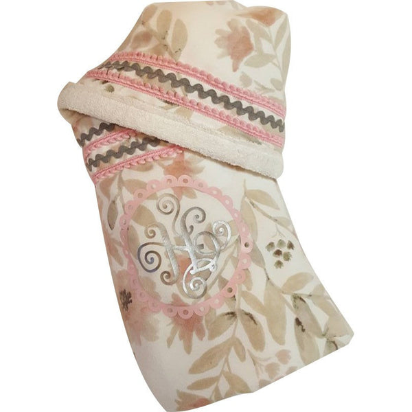 Henli - Rose Floral Hooded baby towel