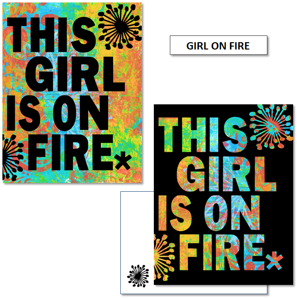 GIRL ON FIRE - mix & match